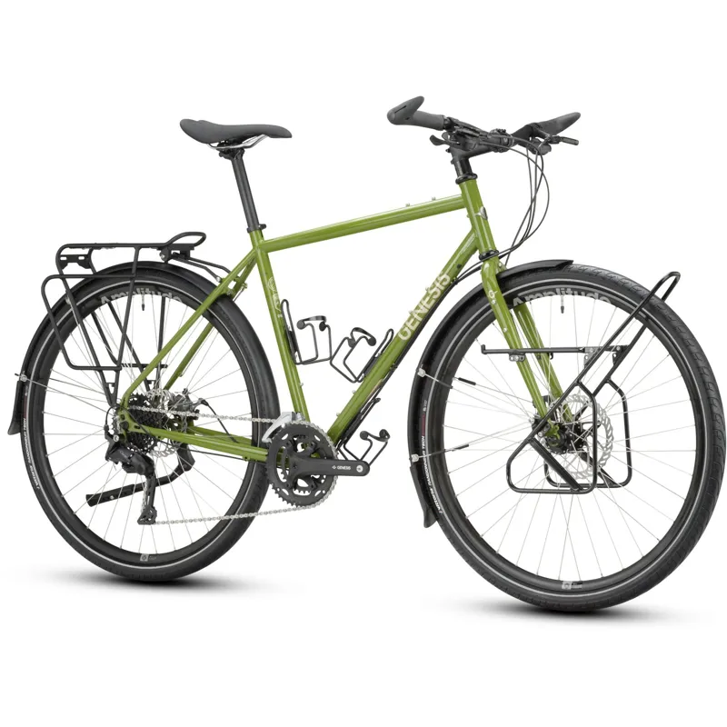 Genesis Tour De Fer 10 Touring Bike in Olive The Vida Loca-1