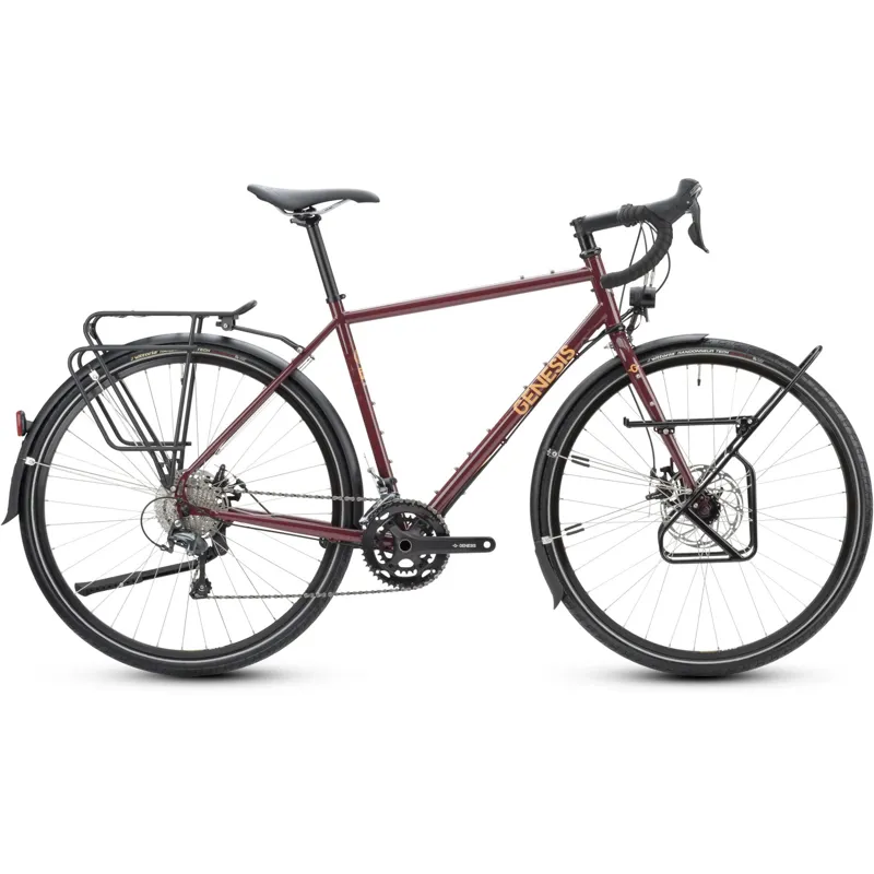 Genesis Tour De Fer 40 Touring Bike in Queen Crimson