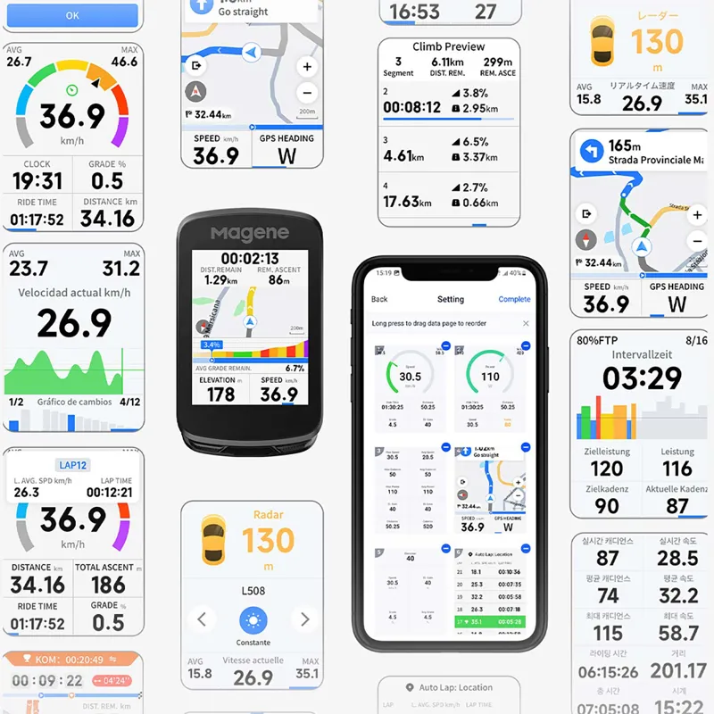 Magene C606 V2 Smart GPS Bike Computer-2