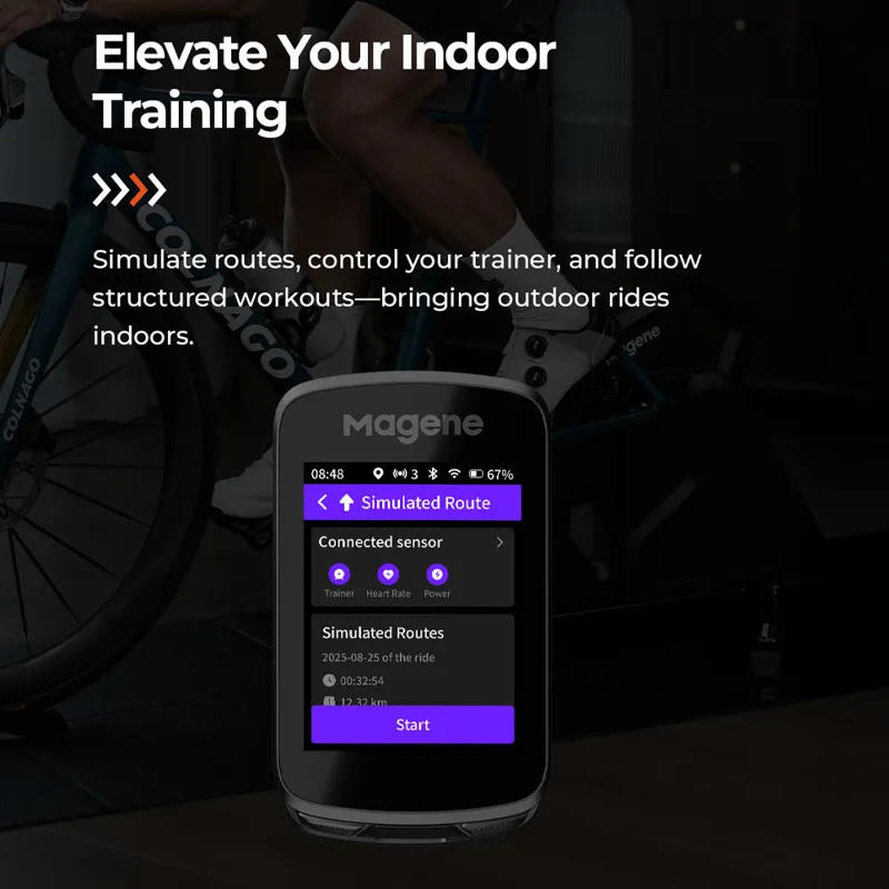 Magene C606 Pro Smart GPS Bike Computer Black-8