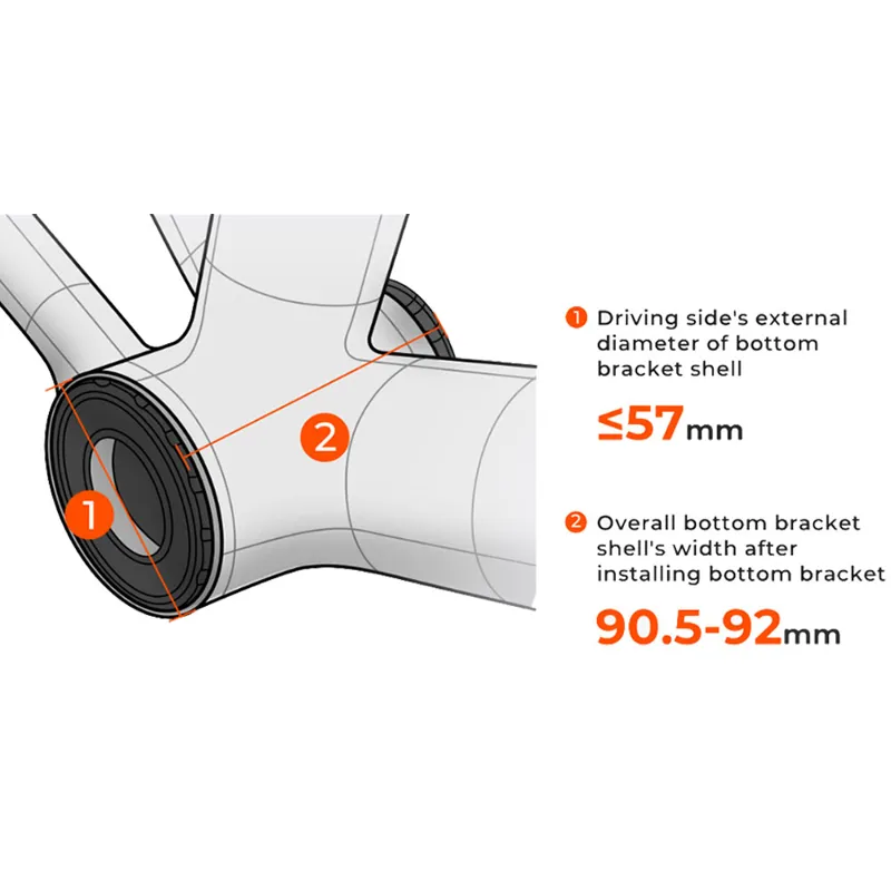 Magene TEO P515 Carbon Power Meter Crank-5