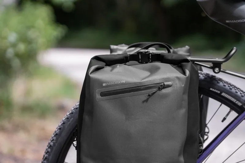 Madison Roam Waterproof 30L Pannier Bag in Phantom Grey-2