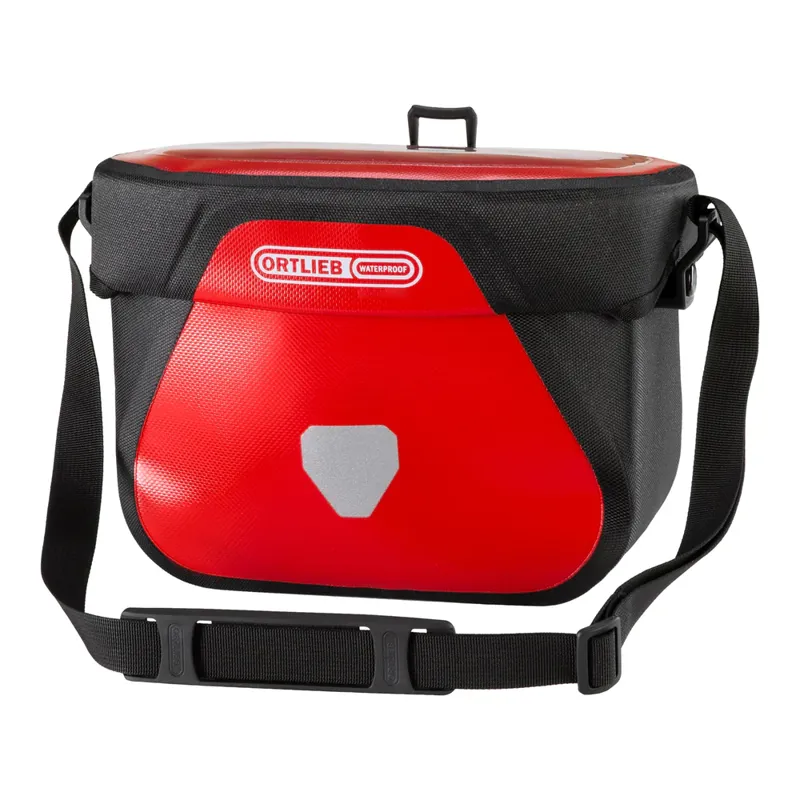 Ortlieb Ultimate 6.5L Handlebar Bag in Red/Black