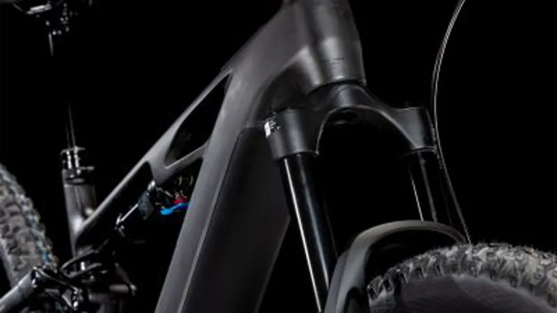 Cube Stereo Hybrid One44 HPC Race eMountain Bike in Blackline-5