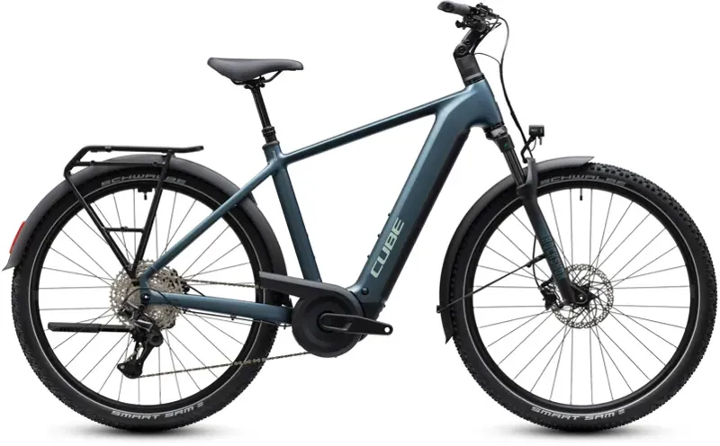 Cube Nuride Hybrid Pro 800 Electric Bike in Deep Teal/Blue-1