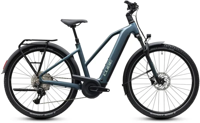 Cube Nuride Hybrid Pro 800 Electric Bike in Deep Teal/Blue-2