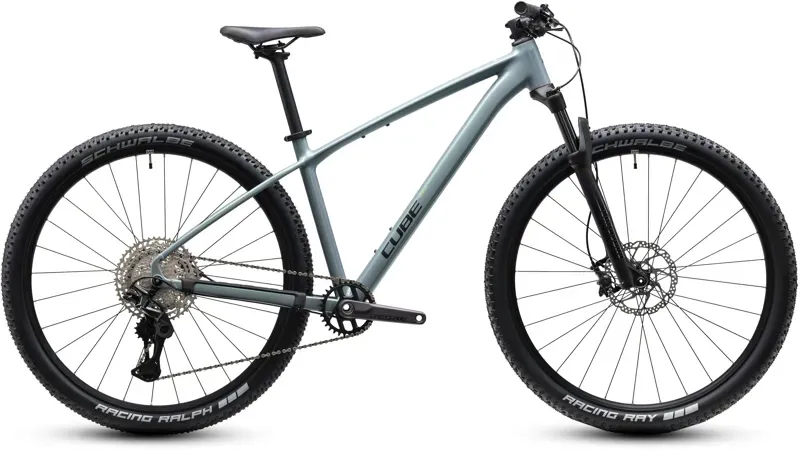 Cube Reaction SLX Mountain Bike in Seagrey/Black