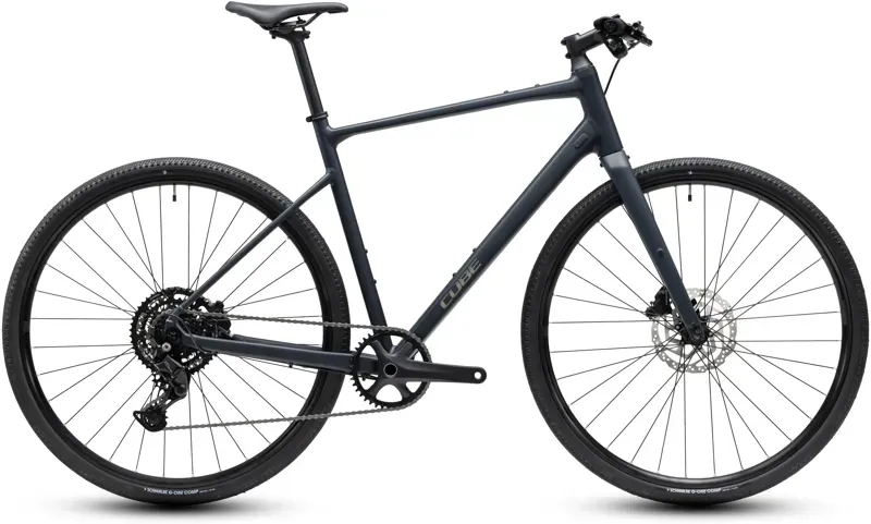 Cube Nulane Pro Gravel Bike in Night/Chrome