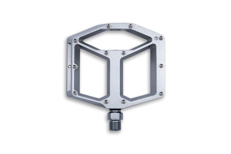 Acid A3-ZP R Flat Pedals in Silver